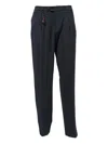 Marco Pescarolo Trousers With Elastic On The Back And Darts In Blue