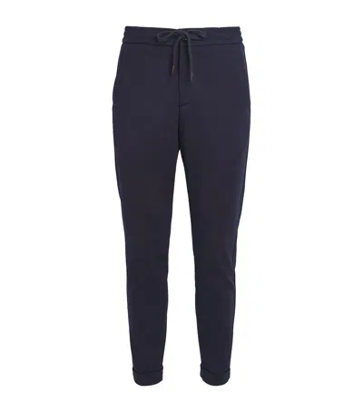 Marco Pescarolo Virgin Wool Drawstring Trousers In Blue