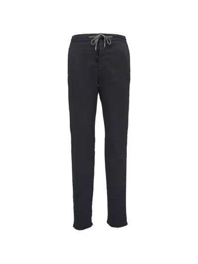 Marco Pescarolo Zip Casual Trousers In Blue