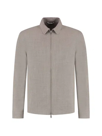 Marco Pescarolo Zip-fastening Jacket In Gray