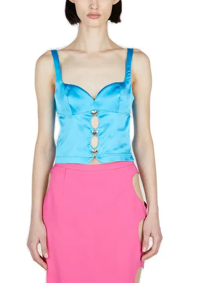 Marco Rambaldi Heart Top In Blue