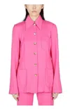 MARCO RAMBALDI MARCO RAMBALDI HEART BUTTON LONG SLEEVED OVERSHIRT