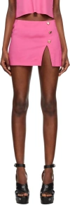 Marco Rambaldi Pink Heart Miniskirt In 14 Fucsia
