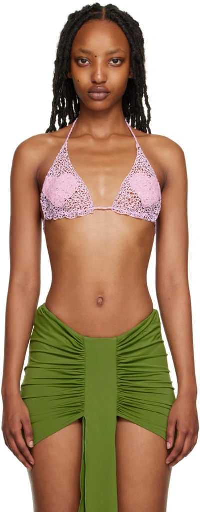 Marco Rambaldi Purple Heart Bra In 03 Liliac
