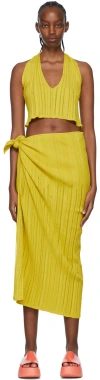 Marco Rambaldi Ssense Exclusive Yellow Viscose Cover-up Set In 02 Yellow