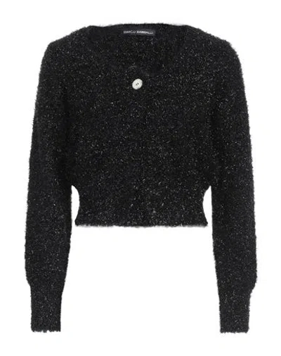 Marco Rambaldi Woman Cardigan Black Size M Viscose, Polyamide