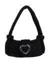 Marco Rambaldi Woman Handbag Black Size - Wool, Polyamide In Black