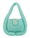 Marco Rambaldi Woman Handbag Light Green Size - Viscose, Polyamide, Polypropylene In Green