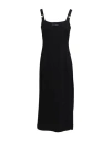 Marco Rambaldi Woman Midi Dress Black Size S Viscose, Elastane In Black