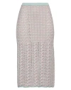 Marco Rambaldi Woman Midi Skirt Lilac Size L Synthetic Fibers, Wool, Cotton, Alpaca Wool, Merino Woo In Purple