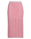 Marco Rambaldi Woman Midi Skirt Pink Size S Synthetic Fibers, Wool, Cotton, Alpaca Wool, Merino Wool
