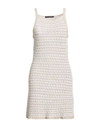 Marco Rambaldi Woman Mini Dress White Size Xl Cotton, Linen, Polyamide