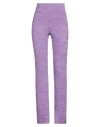 Marco Rambaldi Woman Pants Mauve Size M Viscose, Polyamide In Purple