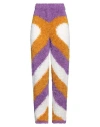 Marco Rambaldi Heart Knit Pants In Purple