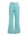 Marco Rambaldi Woman Pants Turquoise Size M Polyester, Polyamide In Blue