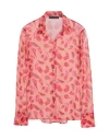 Marco Rambaldi Woman Shirt Orange Size L Polyamide, Elastane In Orange