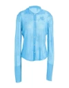 Marco Rambaldi Woman Cardigan Azure Size L Viscose In Blue