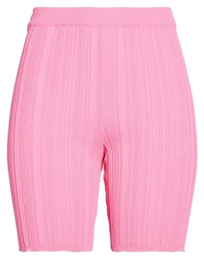 Marco Rambaldi Woman Shorts & Bermuda Shorts Pink Size Xs Viscose, Polyamide