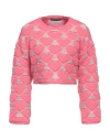 Marco Rambaldi Woman Sweater Pink Size S Textile Fibers, Alpaca Wool, Wool, Cotton, Merino Wool In Pink