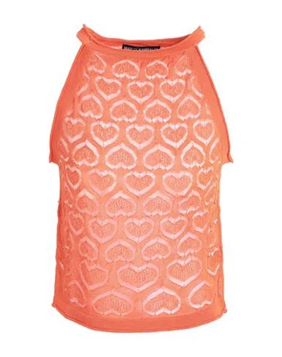 Marco Rambaldi Woman Top Orange Size L Viscose, Polyamide