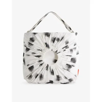 Marco Ribeiro Womens  Harry Lambert For Marco Riberio X Disney Circle Dalmation-print Woven Tote Bag In White