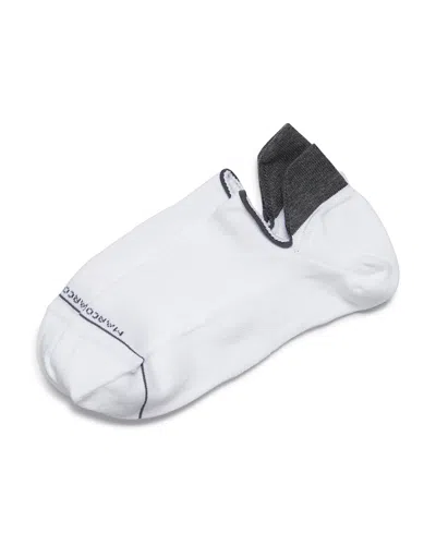 Marcoliani Invis Sneaker No-show Socks In White