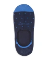 Marcoliani Invitouch Polka Dot No-show Socks In Navy