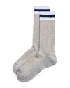Marcoliani Leisure Crew Socks In Silver Grey