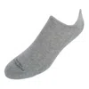 Marcoliani Men's Cushioned Solid Colored Invisible Sneaker Sock (1 Pair) In Silver