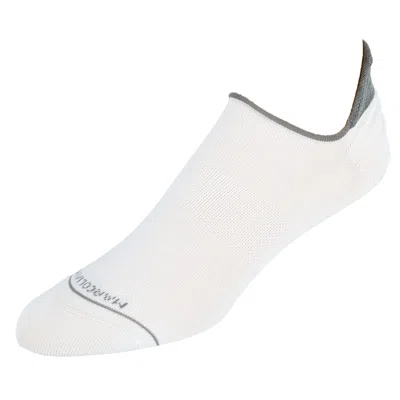 Marcoliani Men's Invisible Sneaker Liner Socks In White