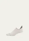 Marcoliani Men's No-show Sneaker Socks In White