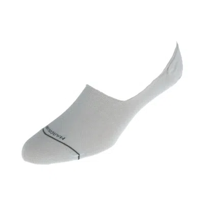 Marcoliani Men's Pima Cotton Solid Invisible Touch Sock Liners In White