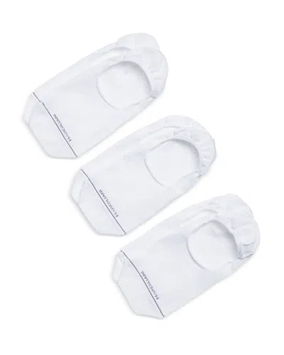 Marcoliani Milano Invisible Touch No Show Socks, Pack Of 3 In White
