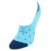 MARCOLIANI WOMEN'S POLKA DOT INVISIBLE TOUCH LINER SOCK