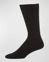 Marcoliani Wool Dress Socks In Black