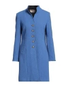 Marconi Woman Coat Azure Size 6 Wool In Blue