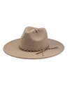 Marcus Adler Braid Trim Felt Panama Hat In Brown