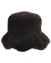 Marcus Adler Faux Fur Bucket Hat In Brown
