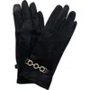 Marcus Adler Chain Touchscreen Gloves In Black