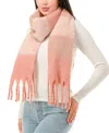 Marcus Adler Color Block Scarf In Blush