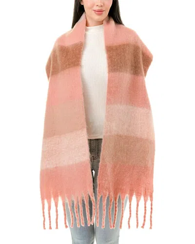 Marcus Adler Colorblocked Scarf In Pink