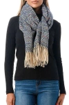 Marcus Adler Confetti Knit Scarf In Blue