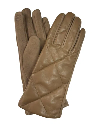 Marcus Adler Cross Stitch Tech Glove In Brown
