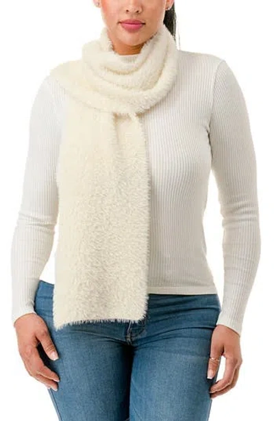 Marcus Adler Eyelash Scarf In Ivory