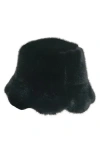 Marcus Adler Faux Fur Bucket Hat In Green