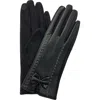 Marcus Adler Faux Leather Gloves In Black