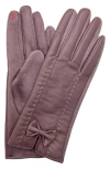 Marcus Adler Faux Leather Gloves In Brown