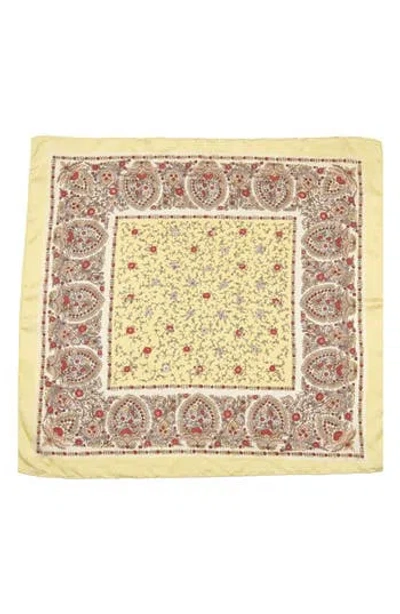 Marcus Adler Floral Satin Scarf In Pattern