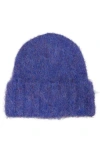 Marcus Adler Fuzzy Cuffed Beanie In Blue