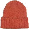 Marcus Adler Fuzzy Hair Beanie In Orange